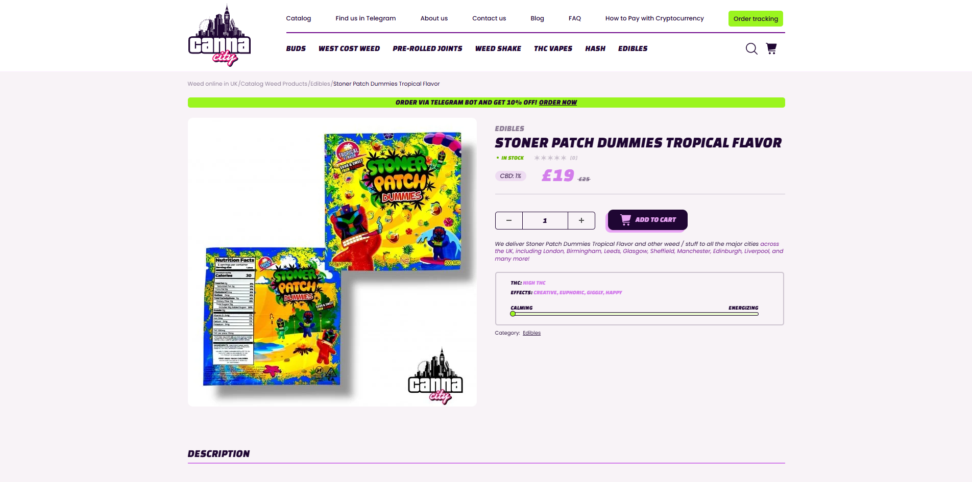 Buy cannabis gummies with crypto