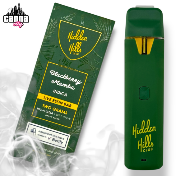 Buy THC Vapes The Hidden Hills "Blackberry Mamba" (2ml)