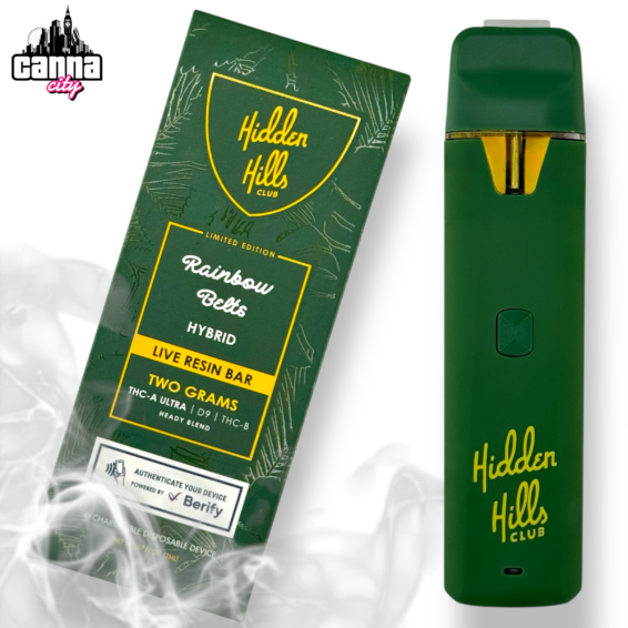 Buy THC Vapes The Hidden Hills "Rainbow Belts" (2ml)