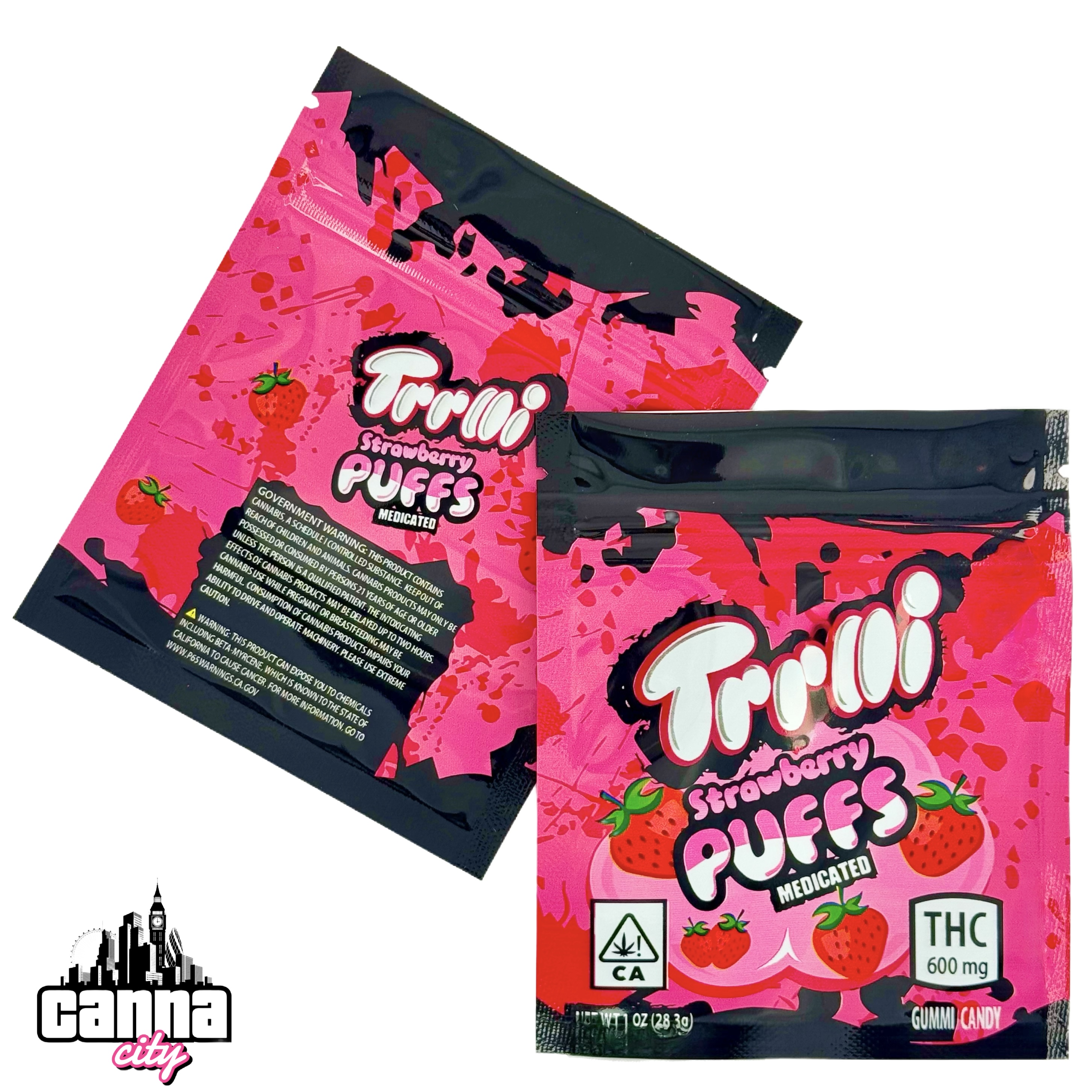 Trrlli Strawberry Puffs