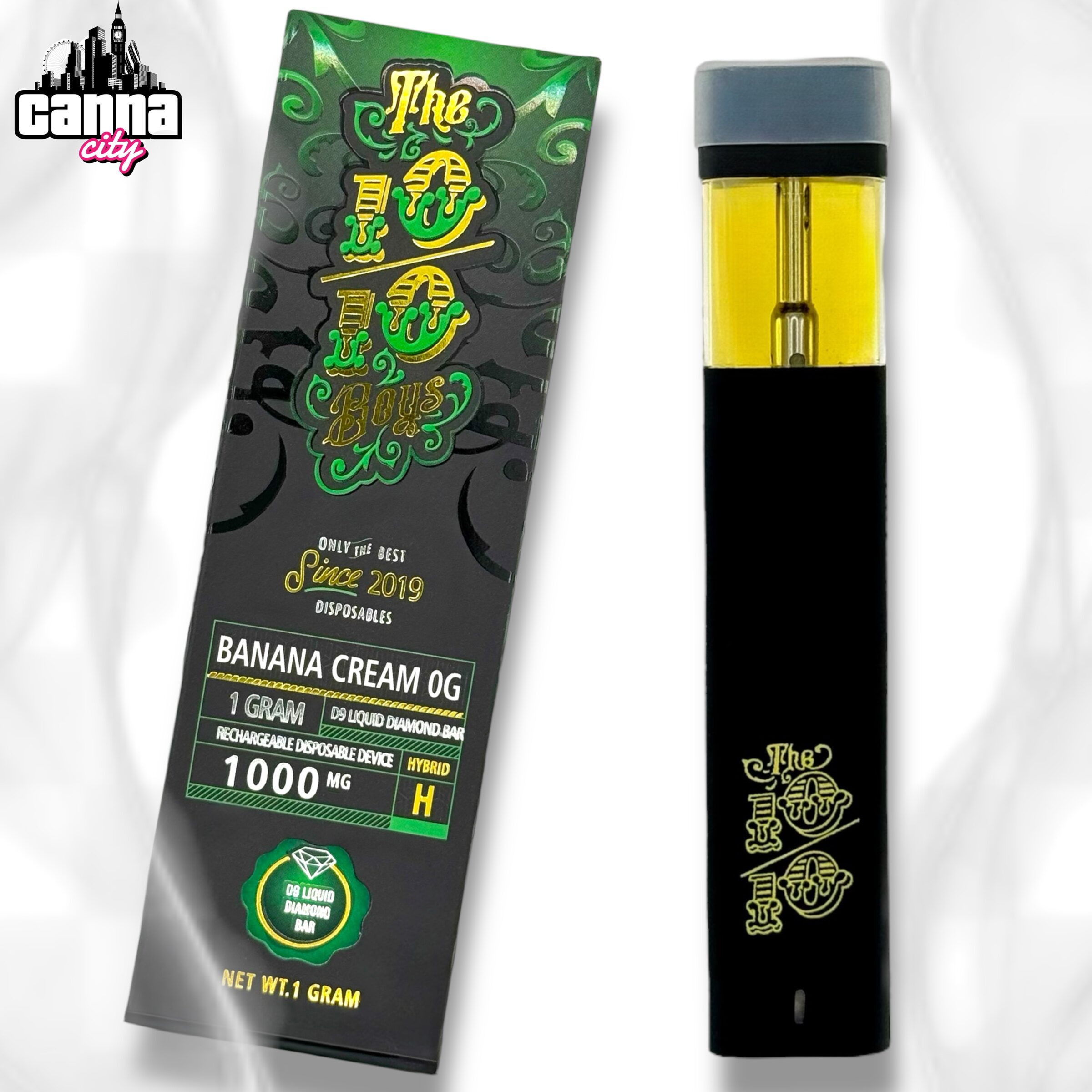 Buy THC Vapes The 10/10 Boys "Banana Cream OG"