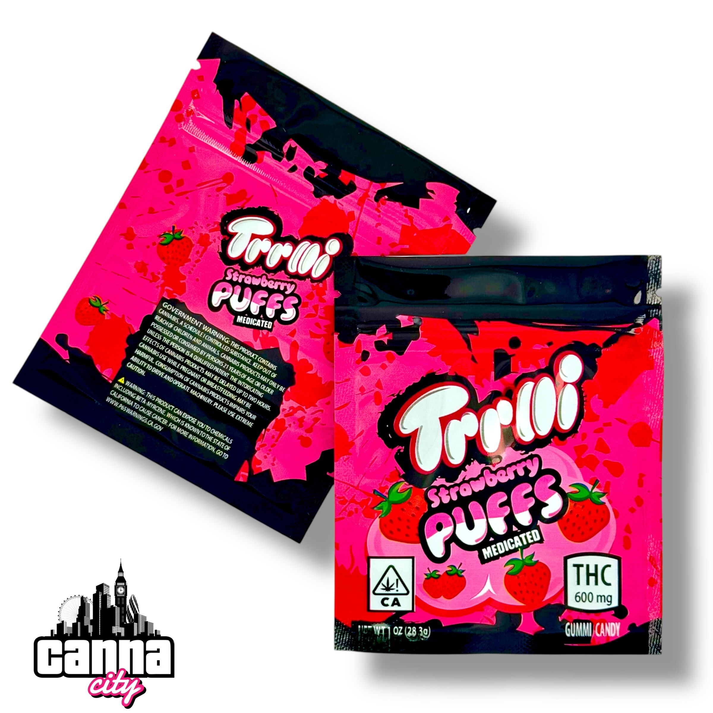 Trrlli Strawberry Puffs